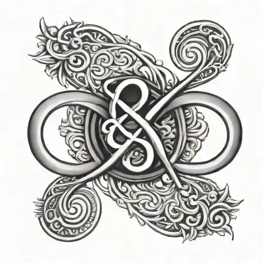 Infinity Symbol With Ek Onkar