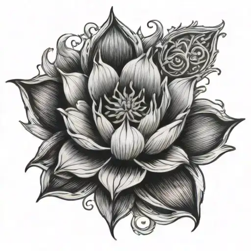 Grateful Dead Steal Your Face Lotus Flower Sternum