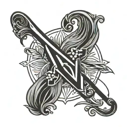 Minimalist Virgo Sign