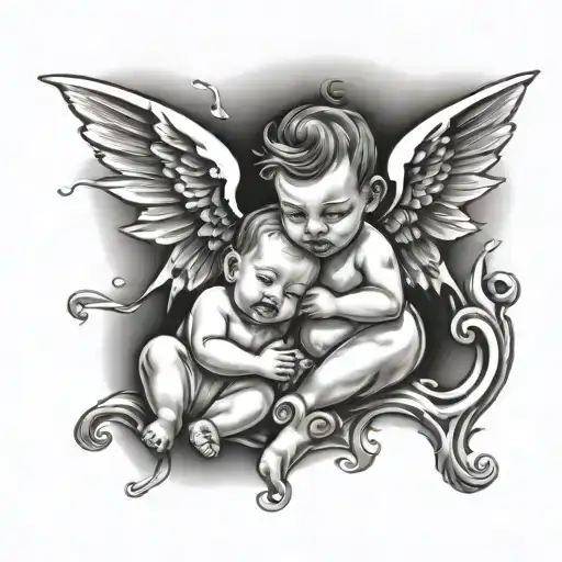 Baby Evil And Baby Angel