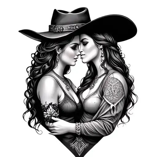 Western Mother And Daughter
