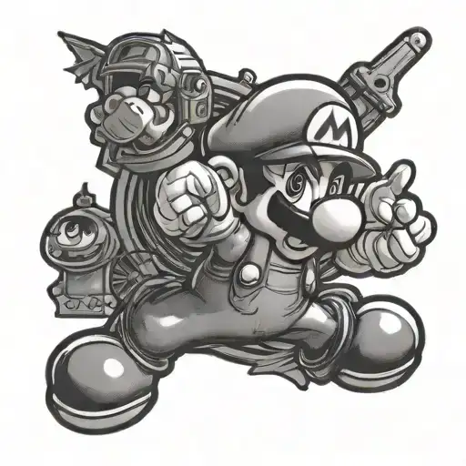 Mario Game Pin
