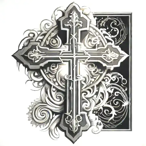 Christian Cross Made
