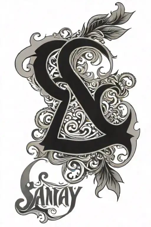 Name Tatto Of Sanjay Love Geeta Name