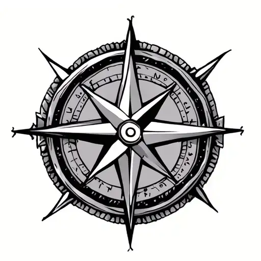 Stylized Compass Rose
