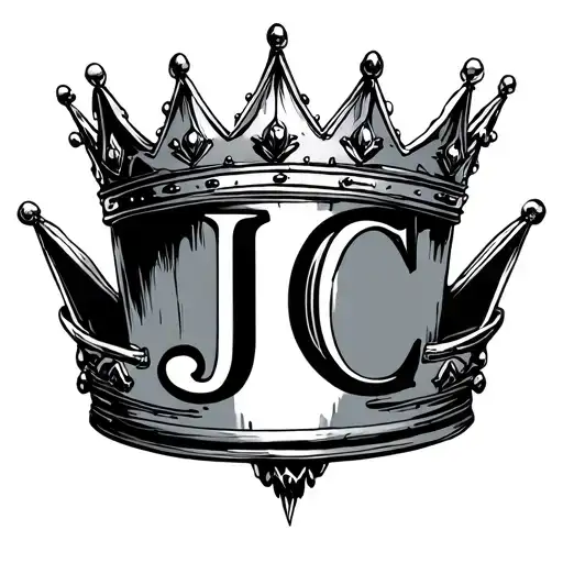 Crown With The Letters J C