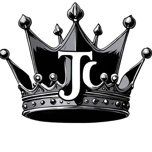 Crown With The Letters J C