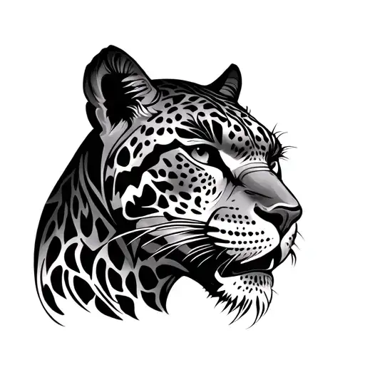Jaguar Warrior Head Profile