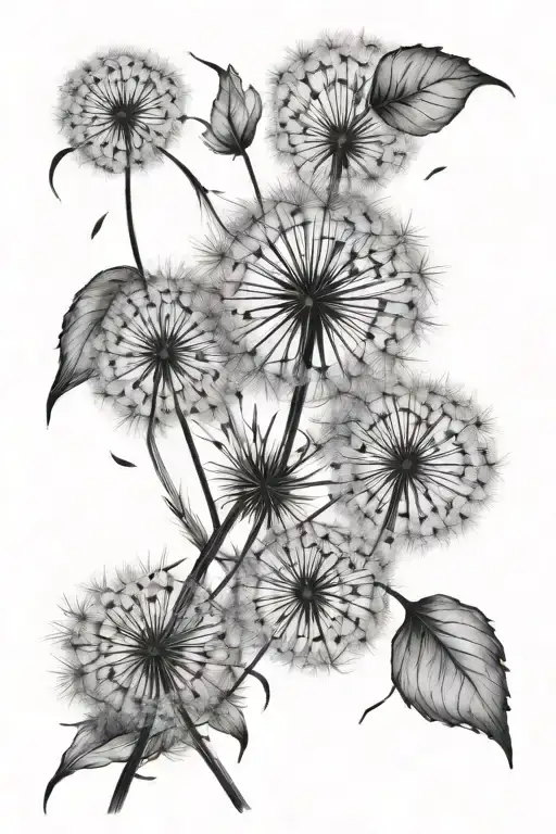 Dandelion Blowing