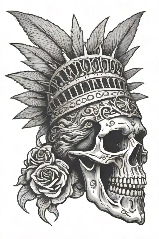 Statue Of Liberty Skull Wearing