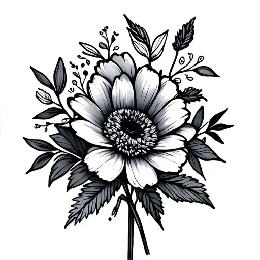 Fine Line Flowe Bouquet Made