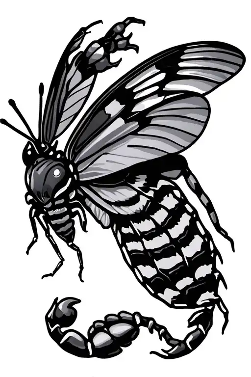 Moth And Scorpion Libra