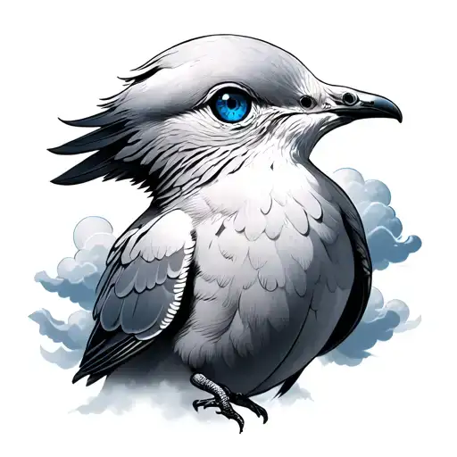 Dove Blue Eyes Clouds