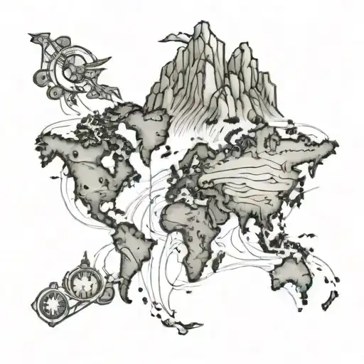 World Map Adventure Travel