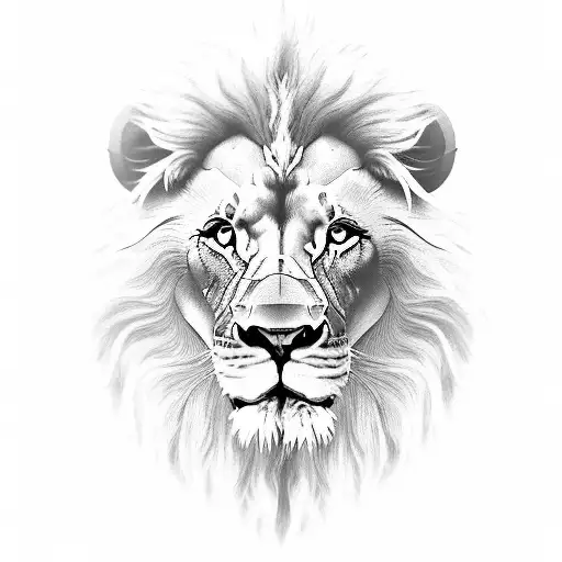 Lion With Technical Parts