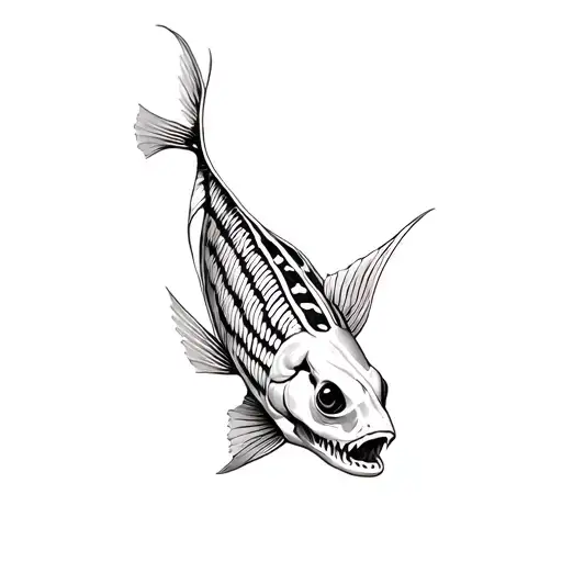 A Fish Skeleton