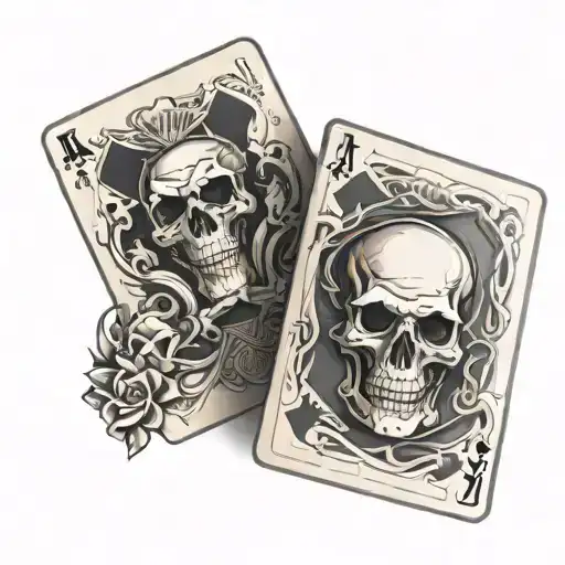 Skeleton Playing Cards