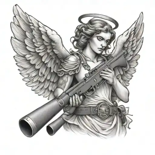Angel With Rifle