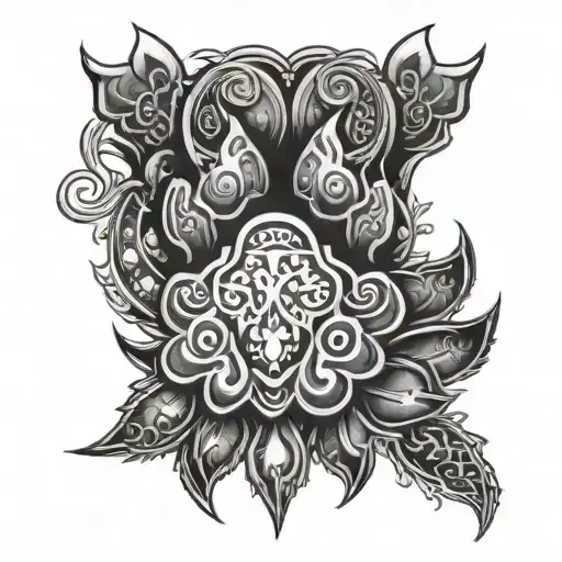 Viking Dog Paw Print