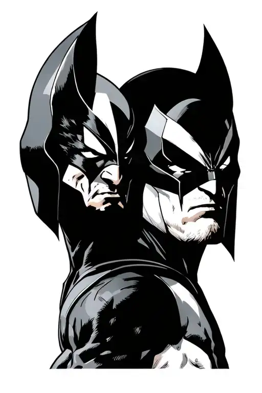 Marvels Cyclops And Wolverine Team Up In Black And White Outline