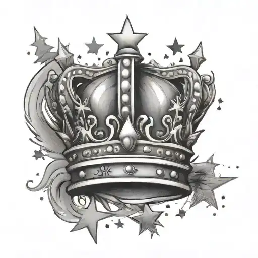 Crown And Stars