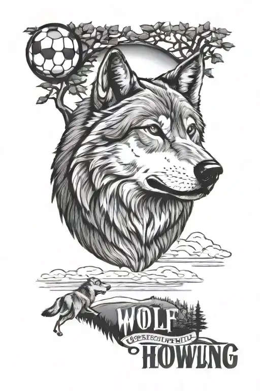 Wolf Howling And Football Cr7 Quote And Family Tree