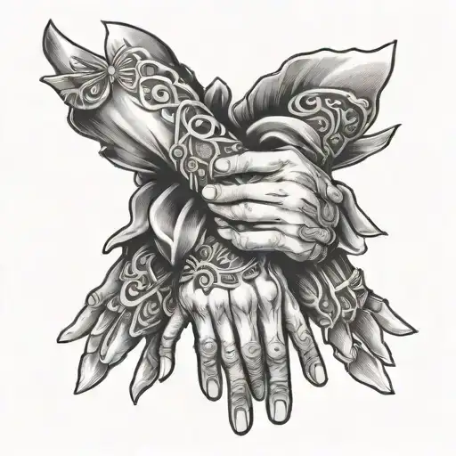 Rest In Peace Brother Holding Hands