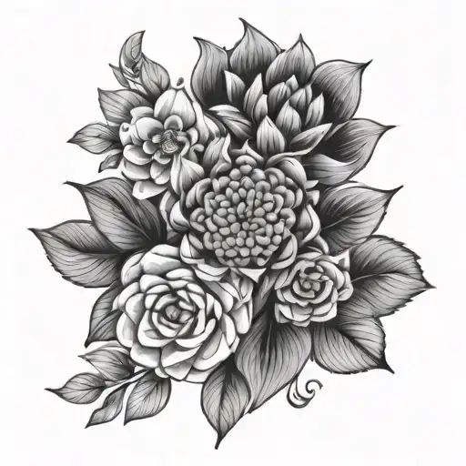 Mandala Birth Flower June April March August September