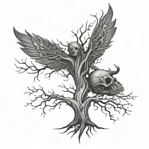 Tree Of Life And Death Demon