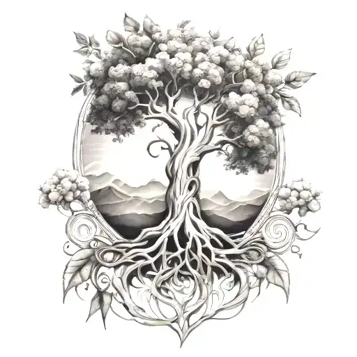Tree Of Life And Rebirth