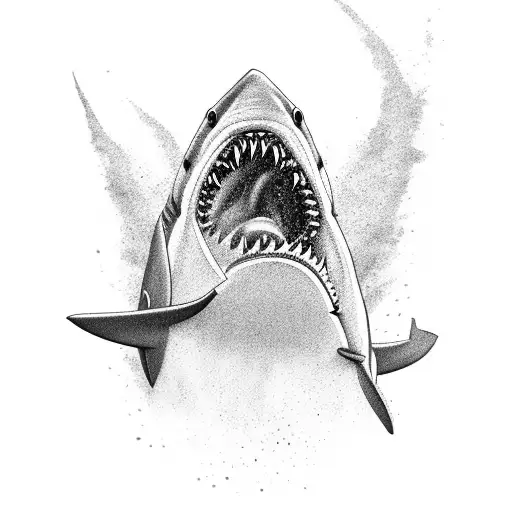 Jaws Logo With Golden Doodle Instead Of The Shark