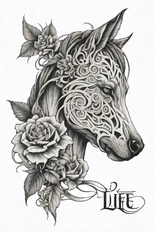 Life Struggle Fine Line