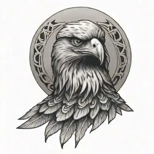 Eagle With The All-seeing Eye