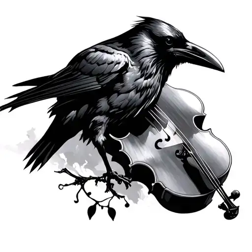 Raven On Violin