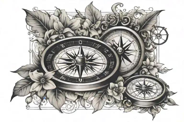 Compass Jan June May Oct Flowers