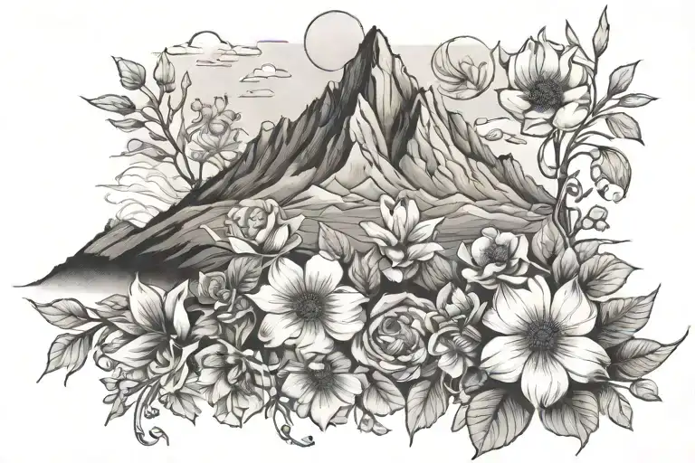 Mountain Jan June May Oct Flowers