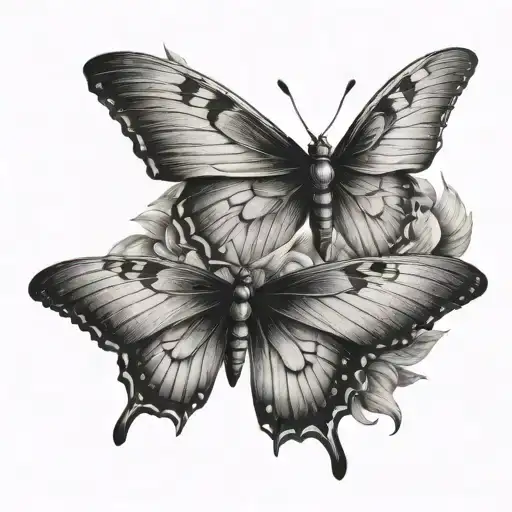 Butterflies With Angel Wings