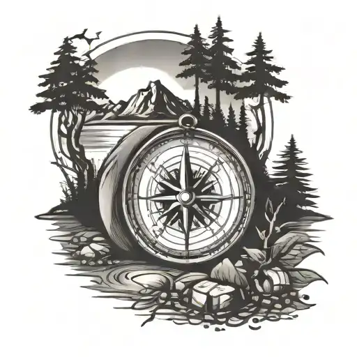 Compass Island Camping With Tent