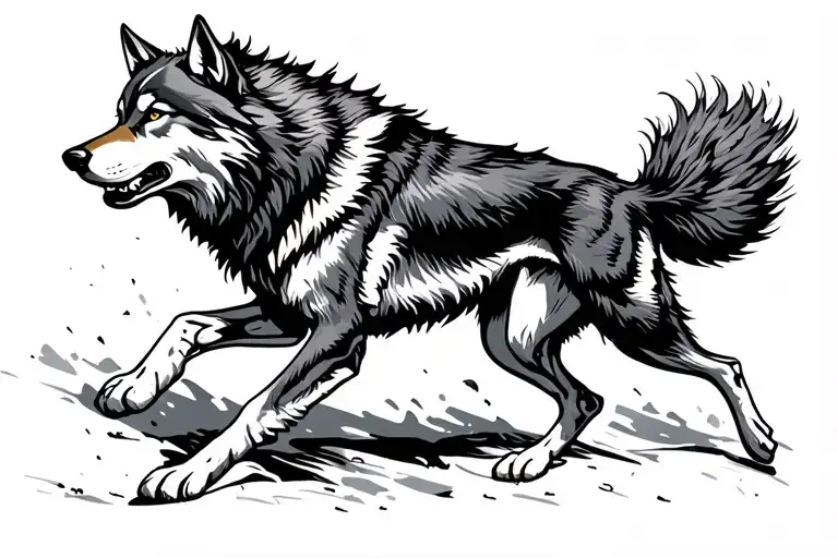 Wolf Running