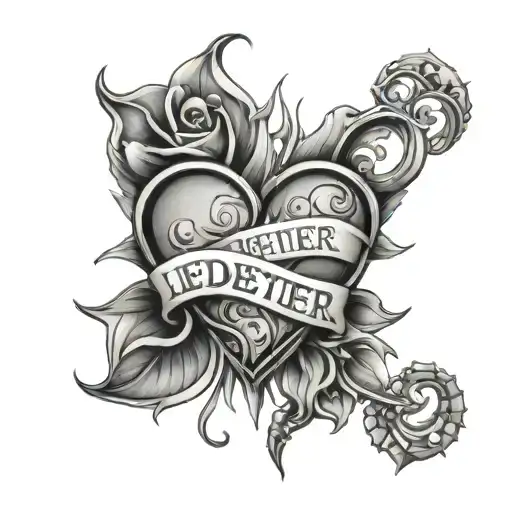 The Word Ledbetter In A Heart Shape