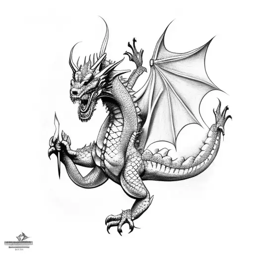 Dragon Going Up My Arm