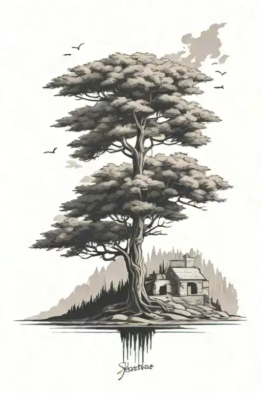 The Lebanese Cedar Tree And Palestine Struggle Ideas Based