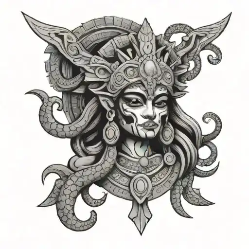 Aztec Medusa