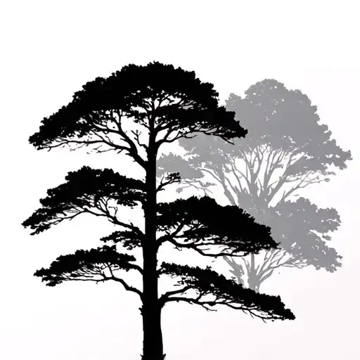 Trees Background Looking