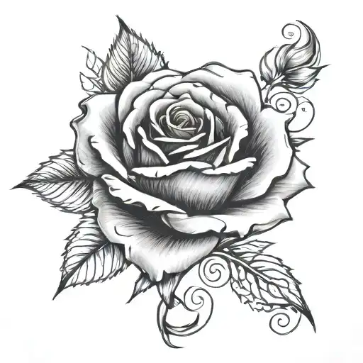 Rose Memorial With Name Zed