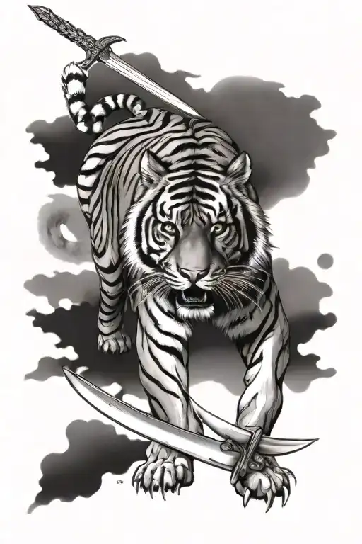 Sword Tiger Walking