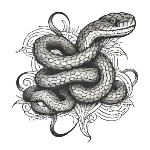 Snake Around Forearm