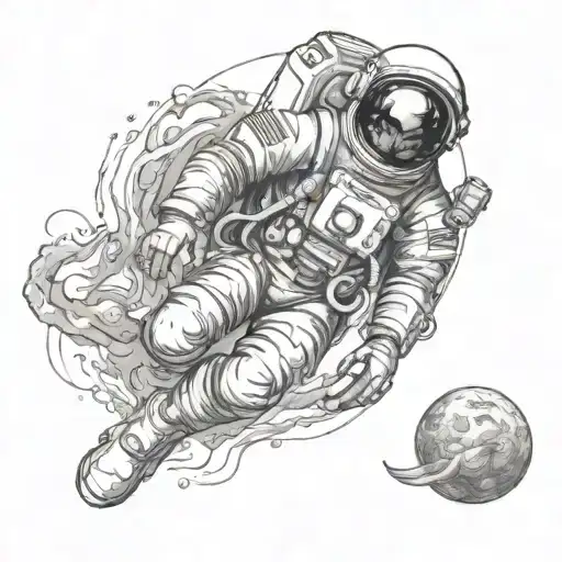 Astronaut Underwater