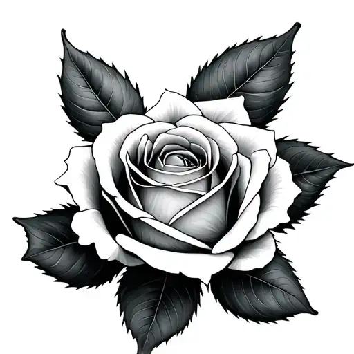 Winter Rose Intertwined Representing The Client's