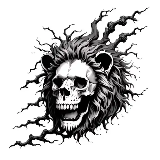 Poison Tree Skull Steps Lion